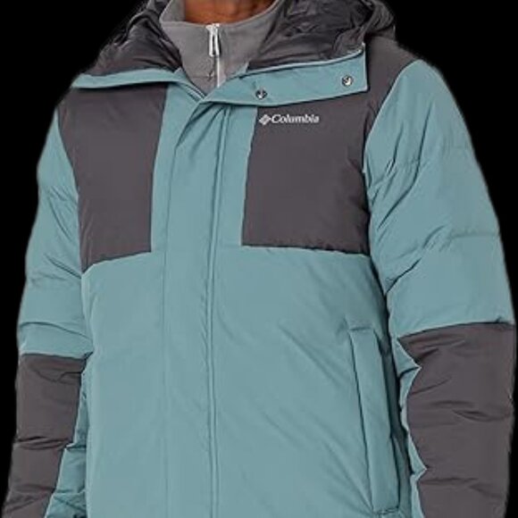 New Columbia Men's Aldercrest 650 Down Parka Men's Parka Hooded Winter Coat XL - Picture 3 of 12